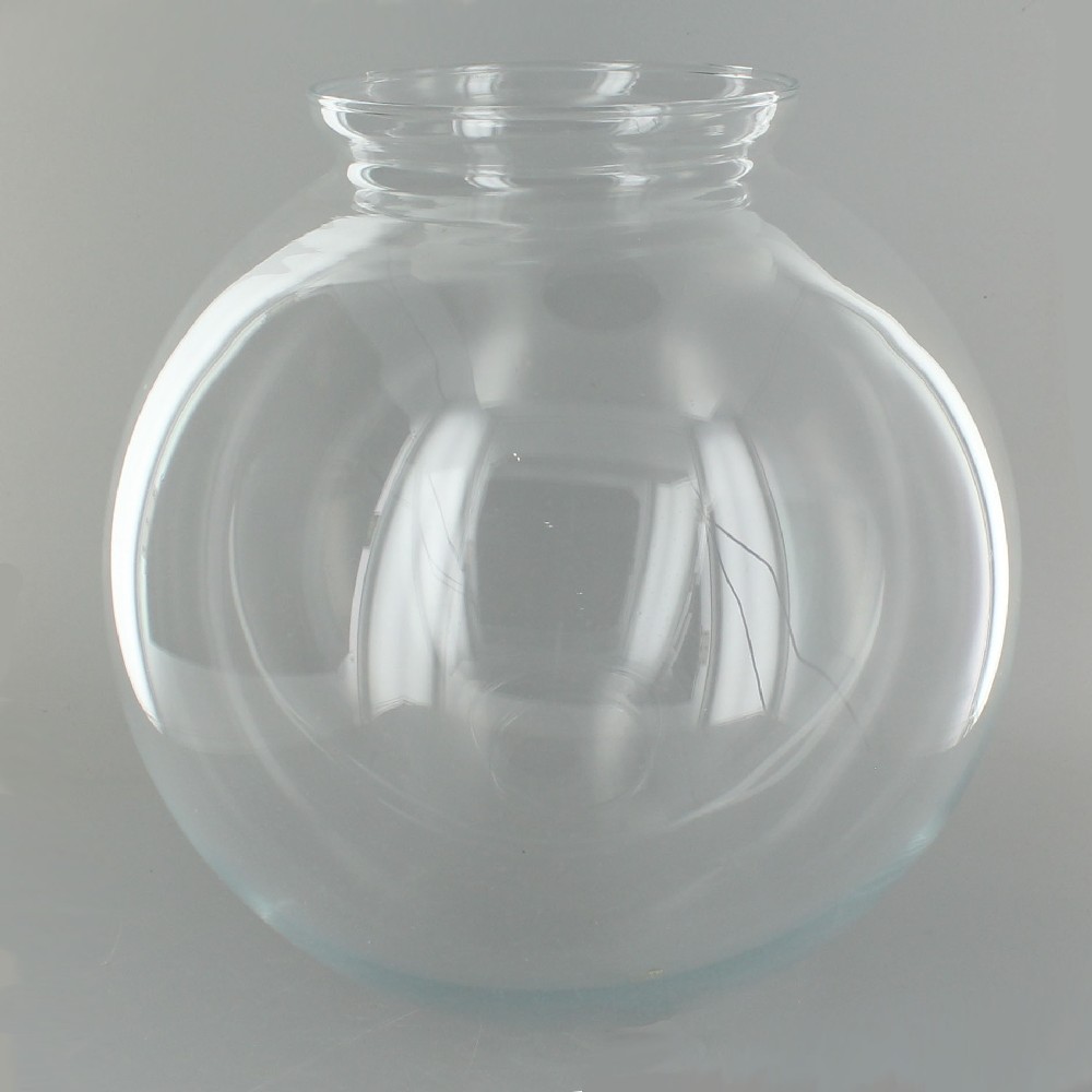 8in. Hand Blown Clear Glass Ball with 4in. Neck Questions & Answers