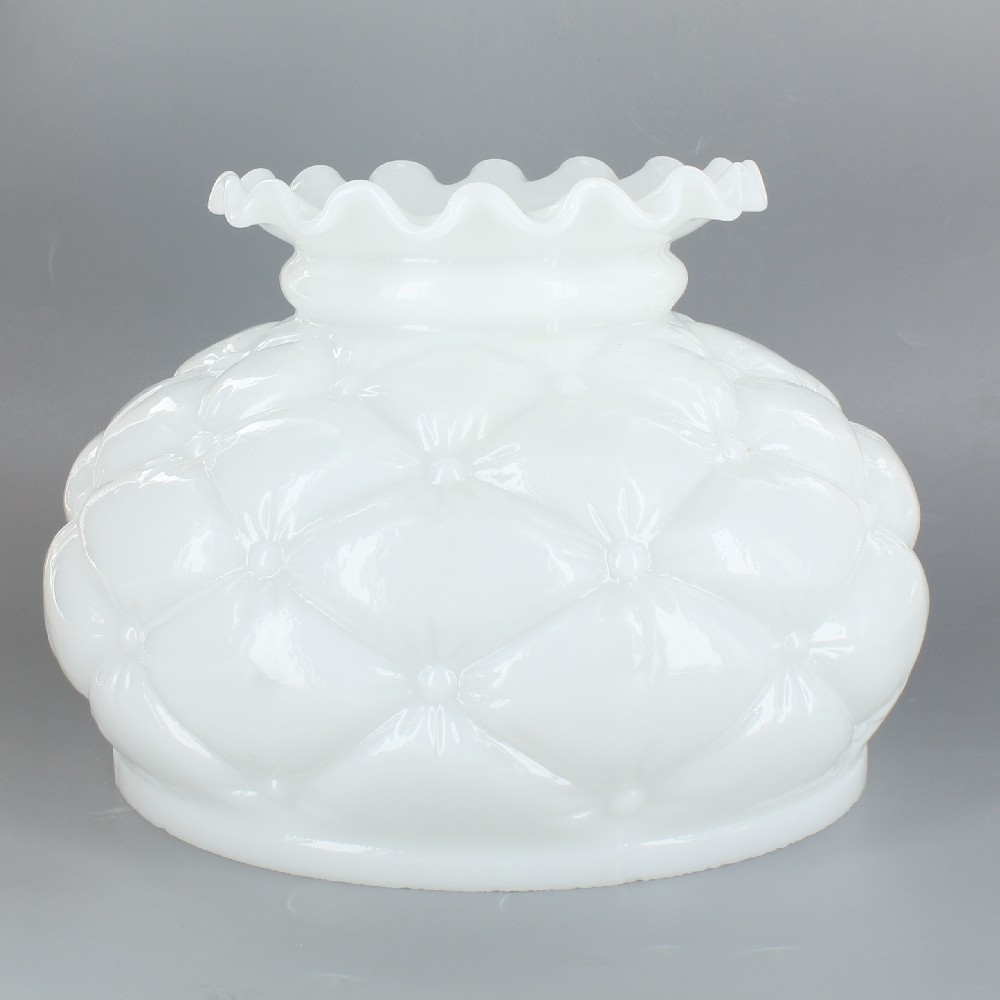 Have this in pink? I have someone looking to match a Fostoria quilted oil lamp.