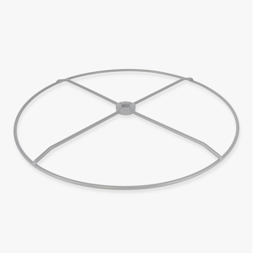 11 inch Diameter #10 Steel Wire Spider Shade Ring - Powder Coated Gray Questions & Answers