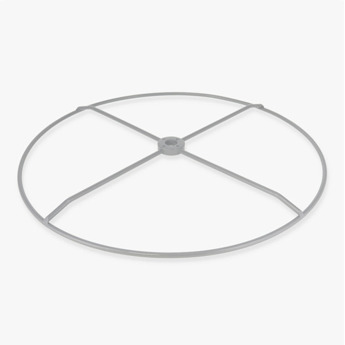 10 inch Diameter #10 Steel Wire Spider Shade Ring - Powder Coated Gray Questions & Answers