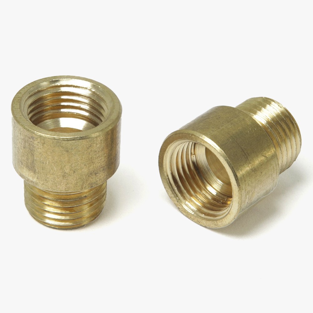 1/8ips Male X 1/8ips Female Straight Nozzle - Unfinished Brass Questions & Answers