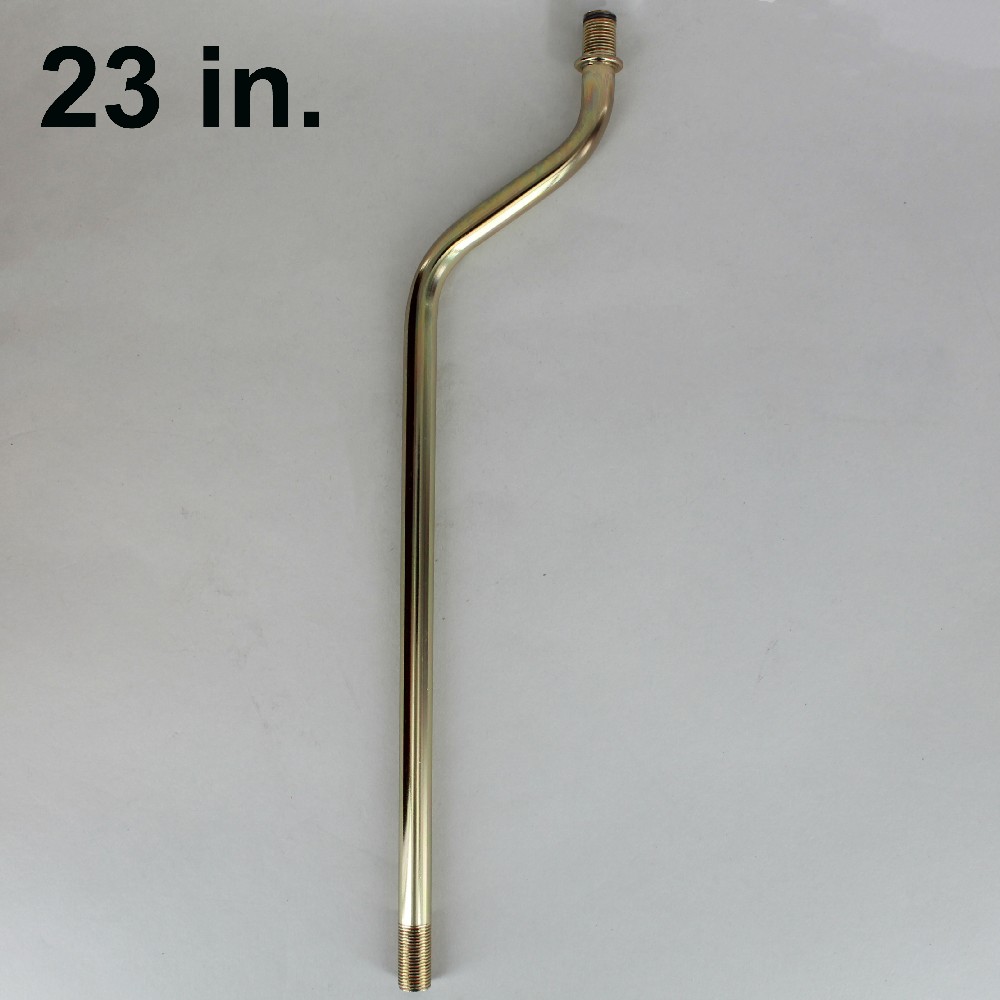 23in. Brass Plated Finish 1/8ips. Figurine Pipe with 2in. Offset Questions & Answers