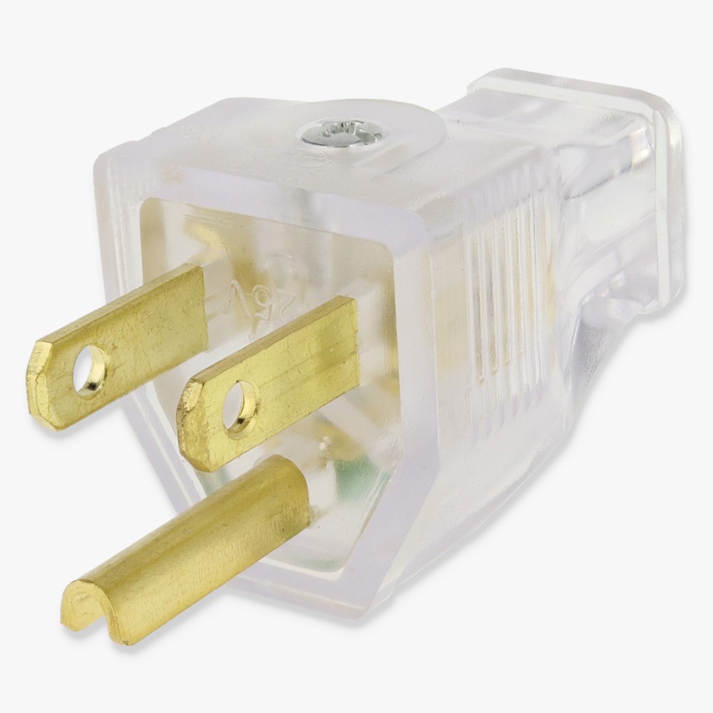 3-Wire Grounded Thermoplastic Plug with Screw Terminal Connection - Clear Questions & Answers