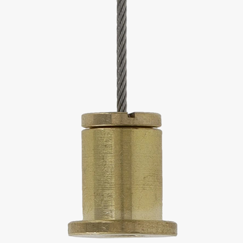 Ceiling Attachment for use with Cable Gripper - Unfinished Brass Questions & Answers