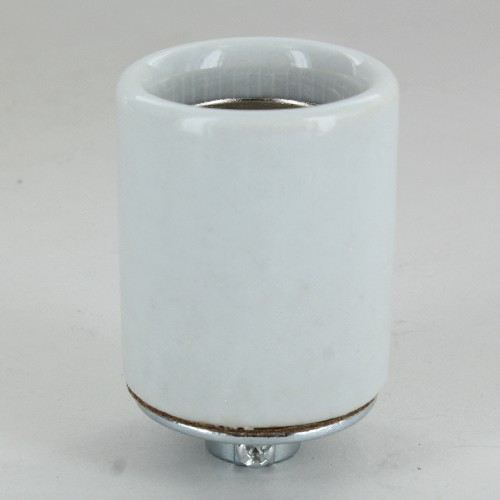 1/8ips Porcelain Grounded E-26 Base Ground Terminal Lamp Socket with Screw Terminal Wire Connections Questions & Answers