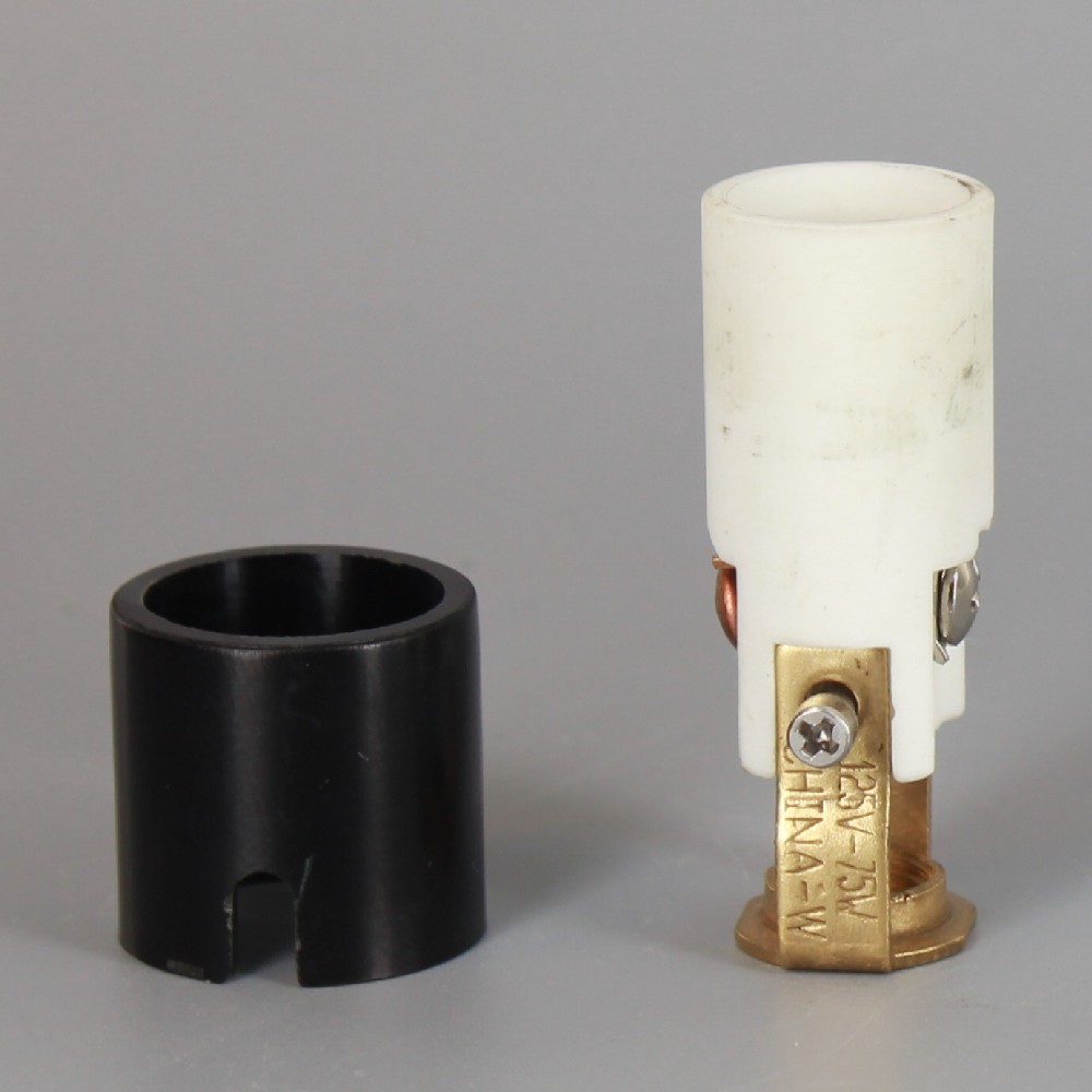 1-7/8in Height Porcelain E-12 Base Damp Location Rated Lamp Socket Questions & Answers