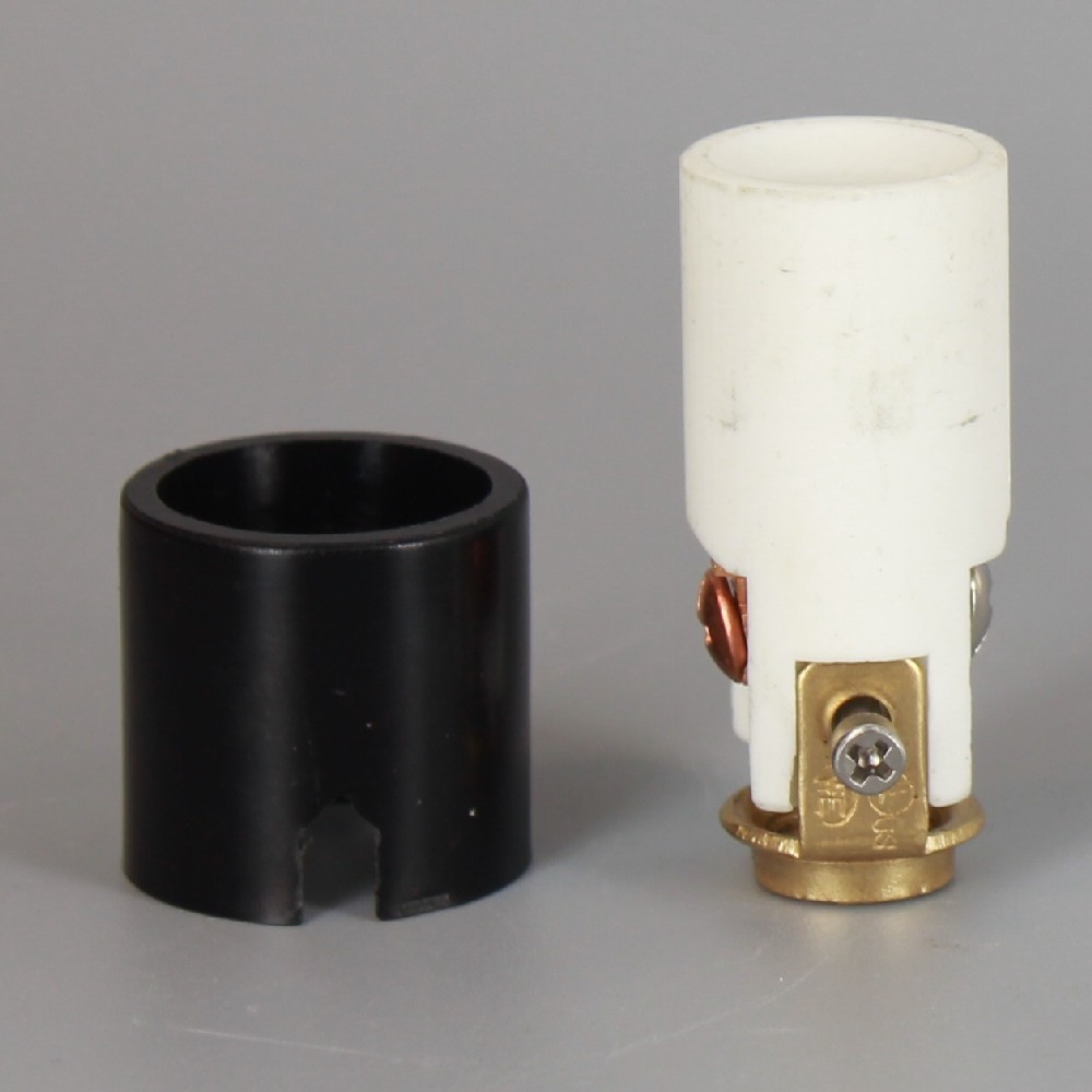 1-5/8in Height Porcelain E-12 Base Damp Location Rated Lamp Socket. Questions & Answers