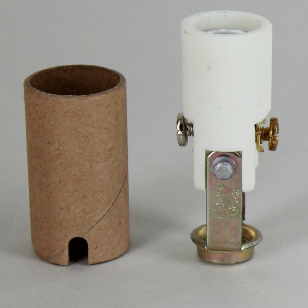 1-15/16in. Porcelain Candelabra Socket with Cardboard Insulator and 1/8ips. Hickey Questions & Answers