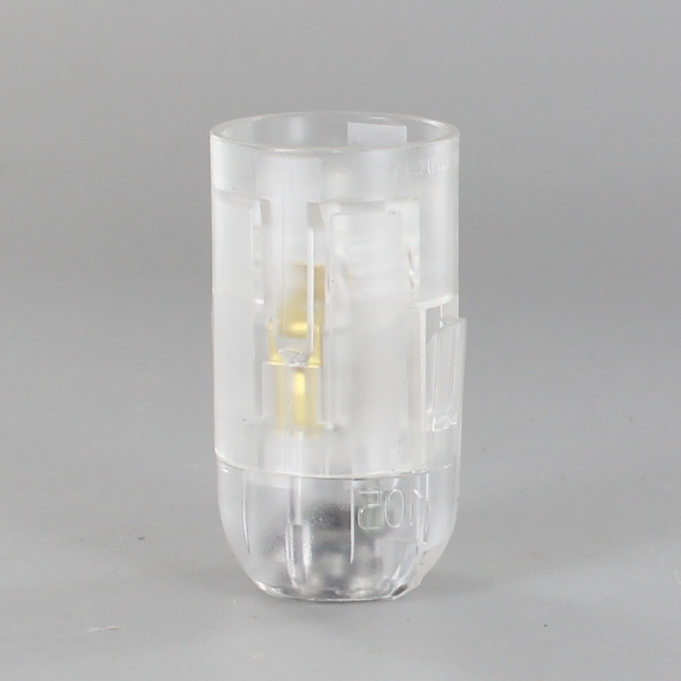 E12 Clear Smooth Skirt Thermoplastic Transparent Lamp Socket with 1/8ips Thread. Questions & Answers