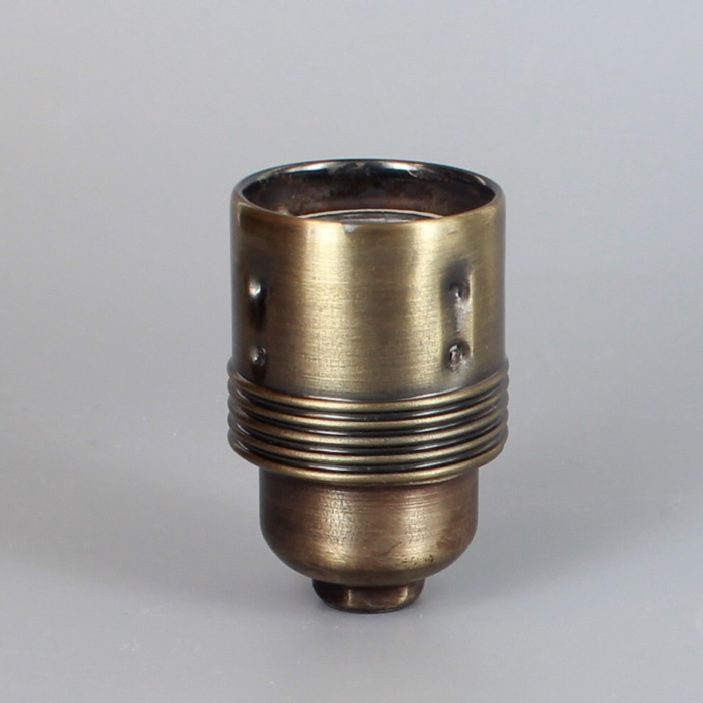 European E-27 Grounded Metal Socket - Antique Brass Finish Questions & Answers