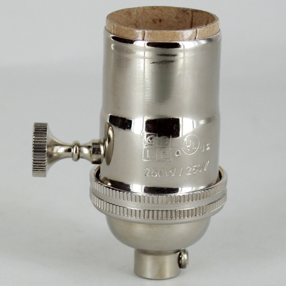 E-26 Single Turn Rotary Knob Socket with 1/8ips. Female Cap - Polished Nickel Finish Questions & Answers