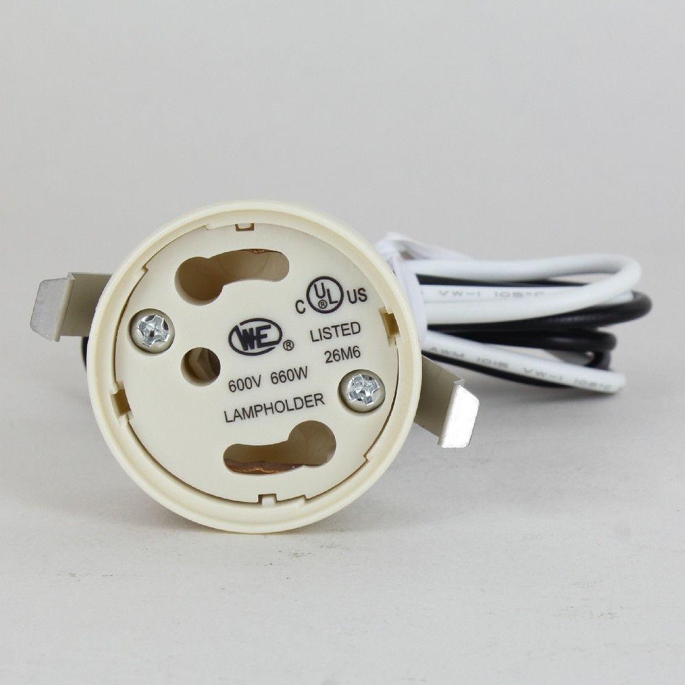 GU24 Base LED/CFL Lamp Socket with Snap-In Clips and 24in. Wire Leads Questions & Answers