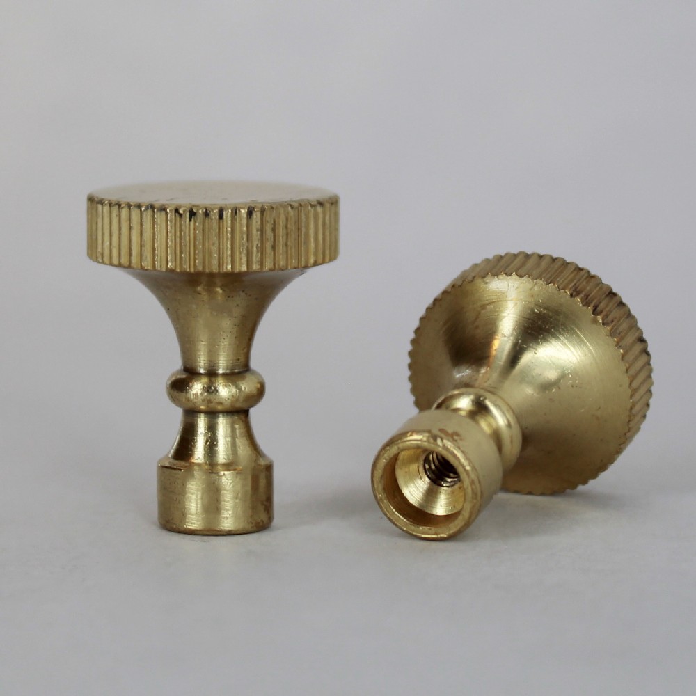 Polished Brass Finish Turned Knurled Socket Knob with 4/36 Thread Questions & Answers