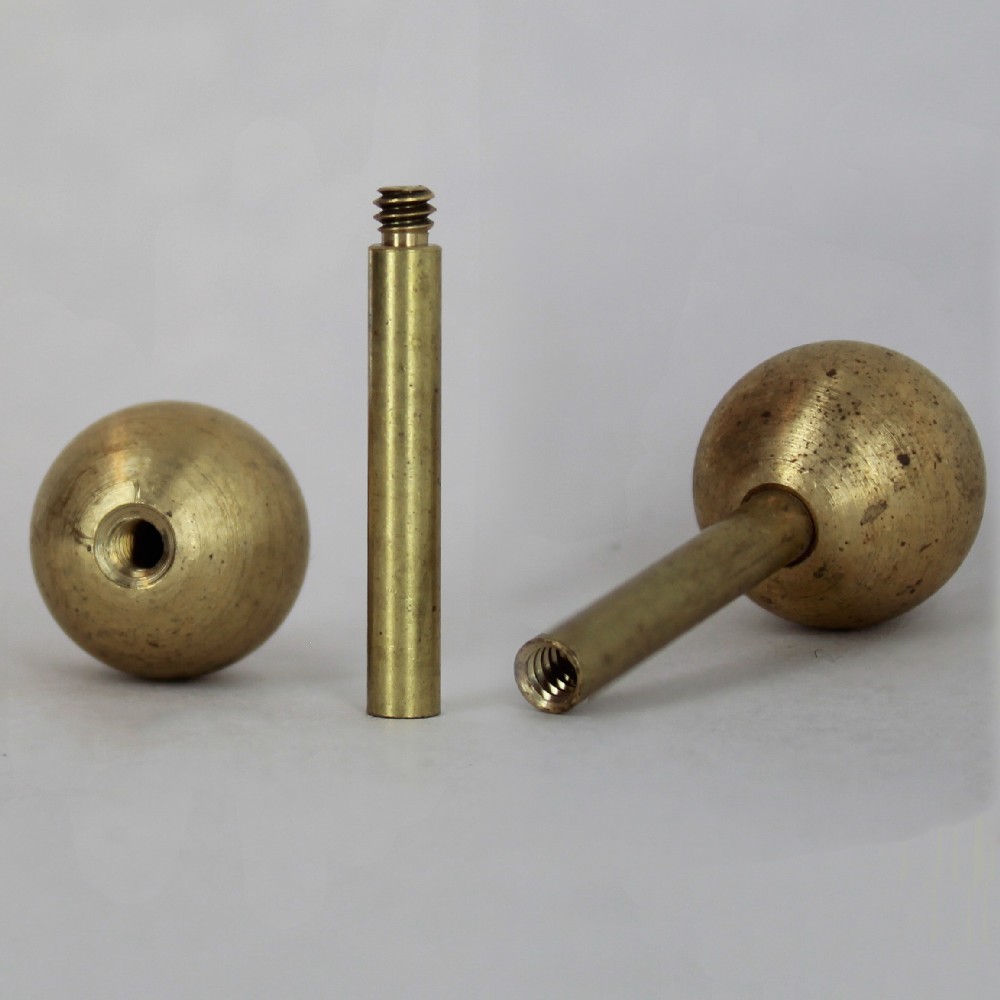 5/8in. Ball Knob Turned Brass 1-1/2in. Socket Knob with 6/32 Thread Questions & Answers