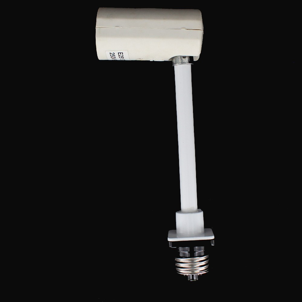 E-26 Porcelain Adjustable Swivel Light with 5in. Extension. Screws into Existing Socket Rotates 360 Degrees and Angles 90 Degrees Questions & Answers