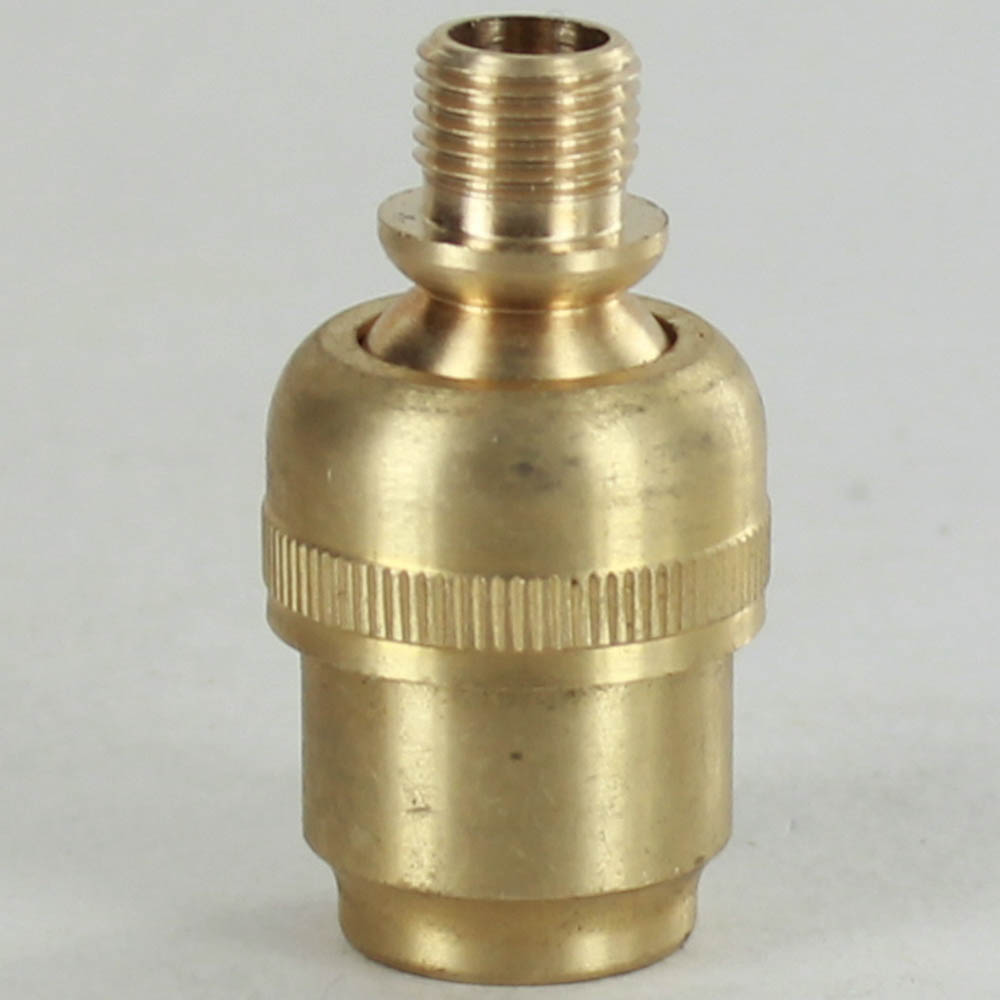 1/8ips Threaded Knurled Bullet Swivel - Unfinished Brass Questions & Answers