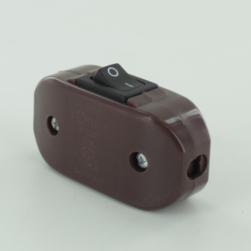 Single Pole Rocker Switch with Screw Terminal Wire Connections - Brown Questions & Answers