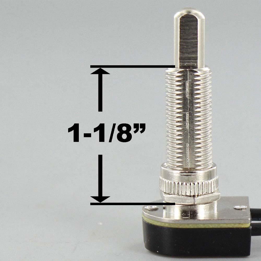 1-1/8in Shank Push Button On/Off Switch - Nickel Plated Questions & Answers