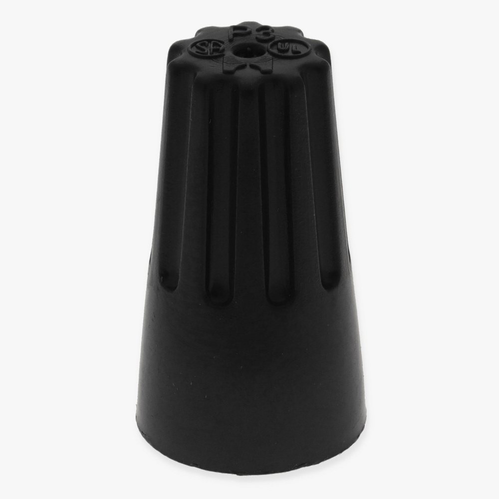 Large Black 150 Degree High Temperature Twist on Wire Connector with Spring Insert. Questions & Answers