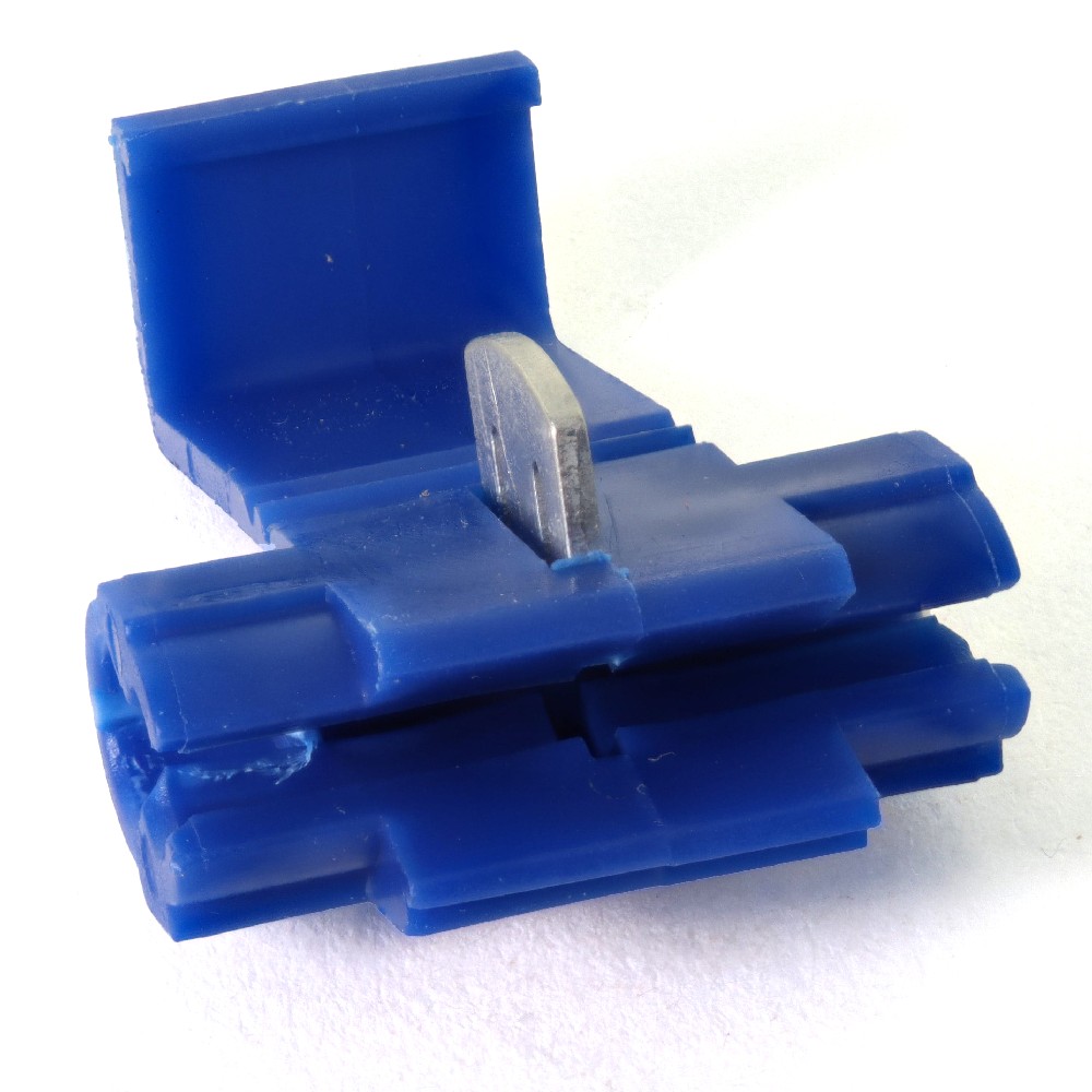 18-14 AWG Wire Quick Splice Connector for rapid splicing of wires - Blue Questions & Answers