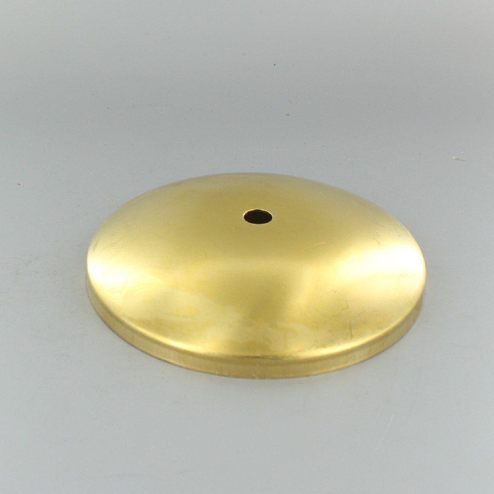 1/8ips Center Hole - Modern Solid Brass Canopy - Unfinished Brass Questions & Answers