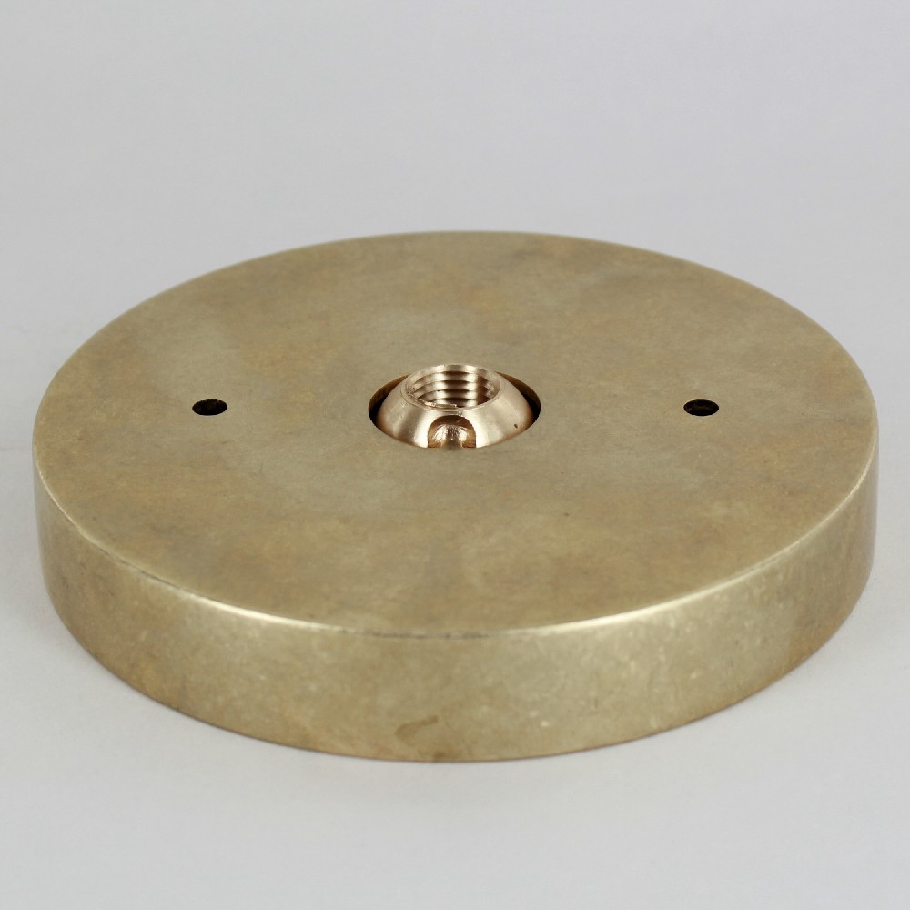 2-3/4in Bar Holes - Deep Cast Brass 1/4ips Ball Hang Straight Canopy - Unfinished Brass Questions & Answers