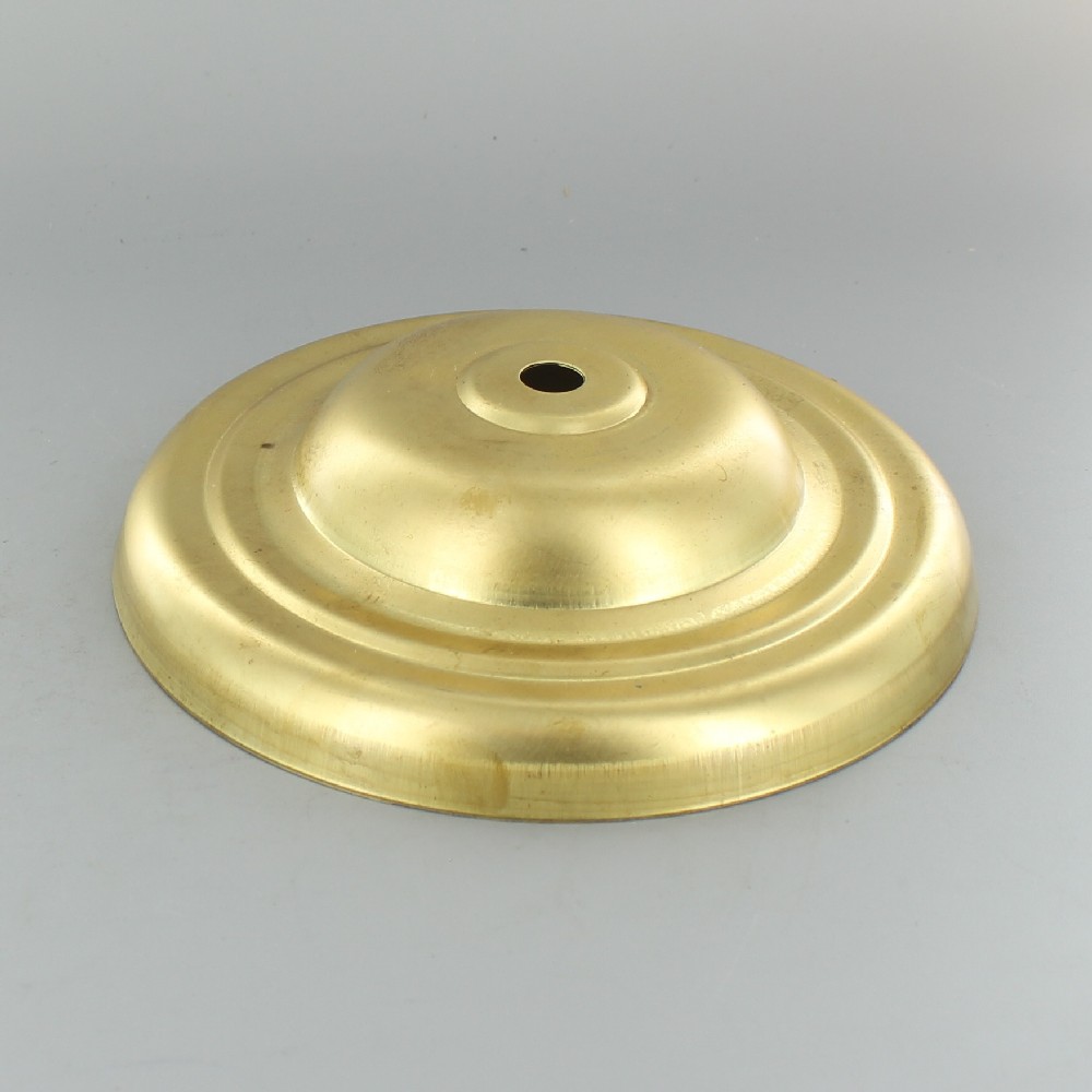 1/8ips Center Hole - 3 Ring Canopy - Unfinished Brass Questions & Answers