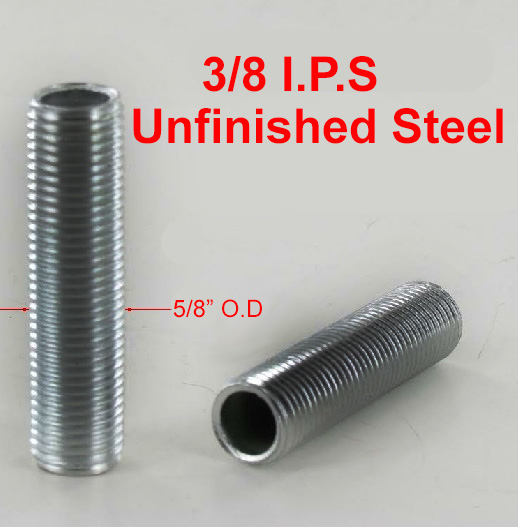 36in. Unfinished Steel 3/8ips. Running Thread Questions & Answers