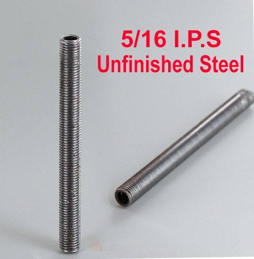 5/16-27uns - 36in Long Unfinished Steel Hollow Fully Threaded Pipe. Questions & Answers