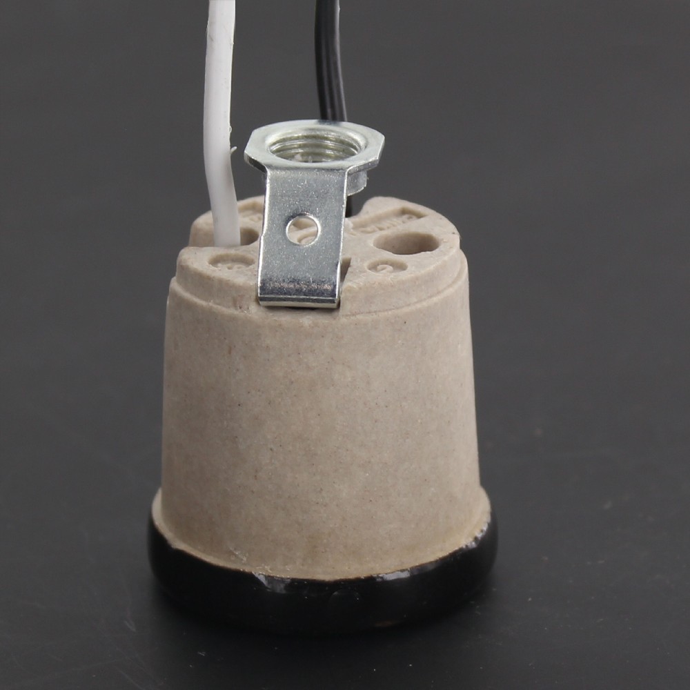 Incandescent Lampholder with Black Shoulder and 1/8ips. Hickey Questions & Answers