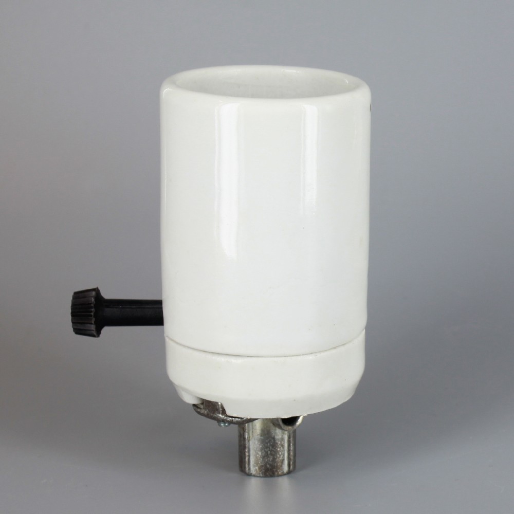 Large E-39 Mogul Base Porcelain 3-Way Socket with Removable Turn Knob and 1/4ips. Hickey Questions & Answers