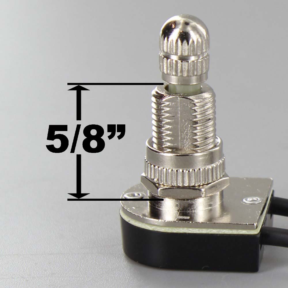 5/8in Bushing On-Off Rotary Switch with 6in. Wire Leads - Nickel Plated Questions & Answers