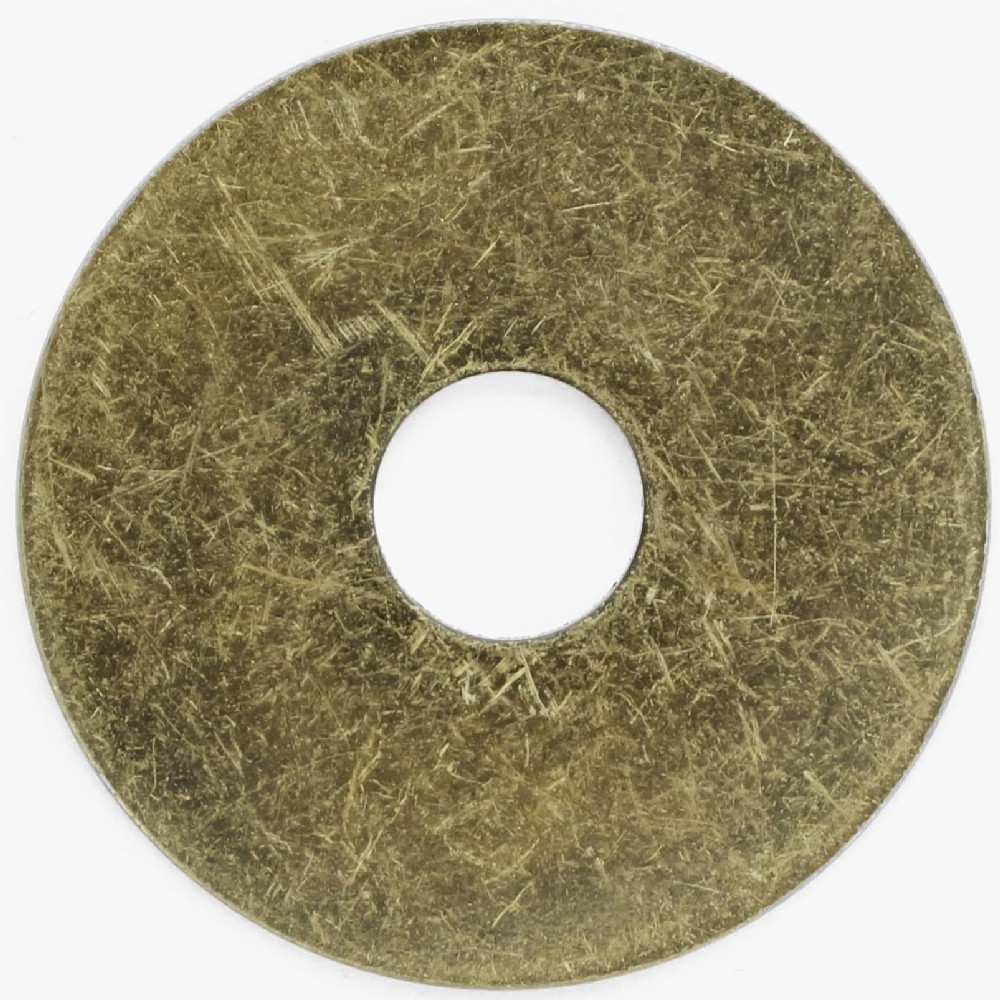 1-1/2in Diameter - Steel Washer - 1/8ips Slip Center Hole - Antique Brass Finish Questions & Answers