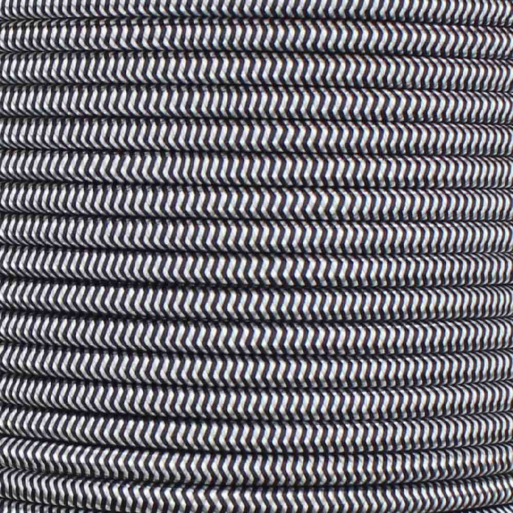 18/2 SVT-B Black/White Zig-Zag Pattern Nylon Fabric Cloth Covered Pendant And Table Lamp Wire Questions & Answers