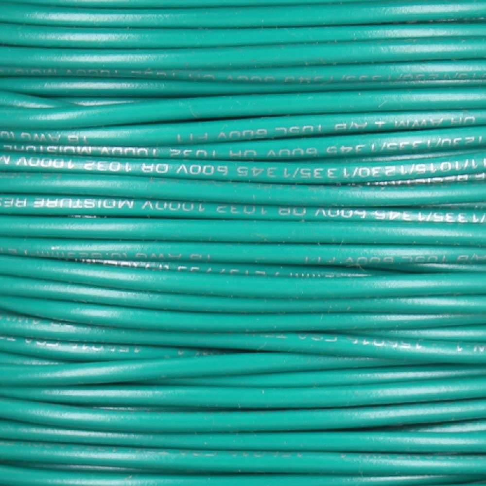 18/1 Single Conductor AWM 105 Degree Green Wire Questions & Answers