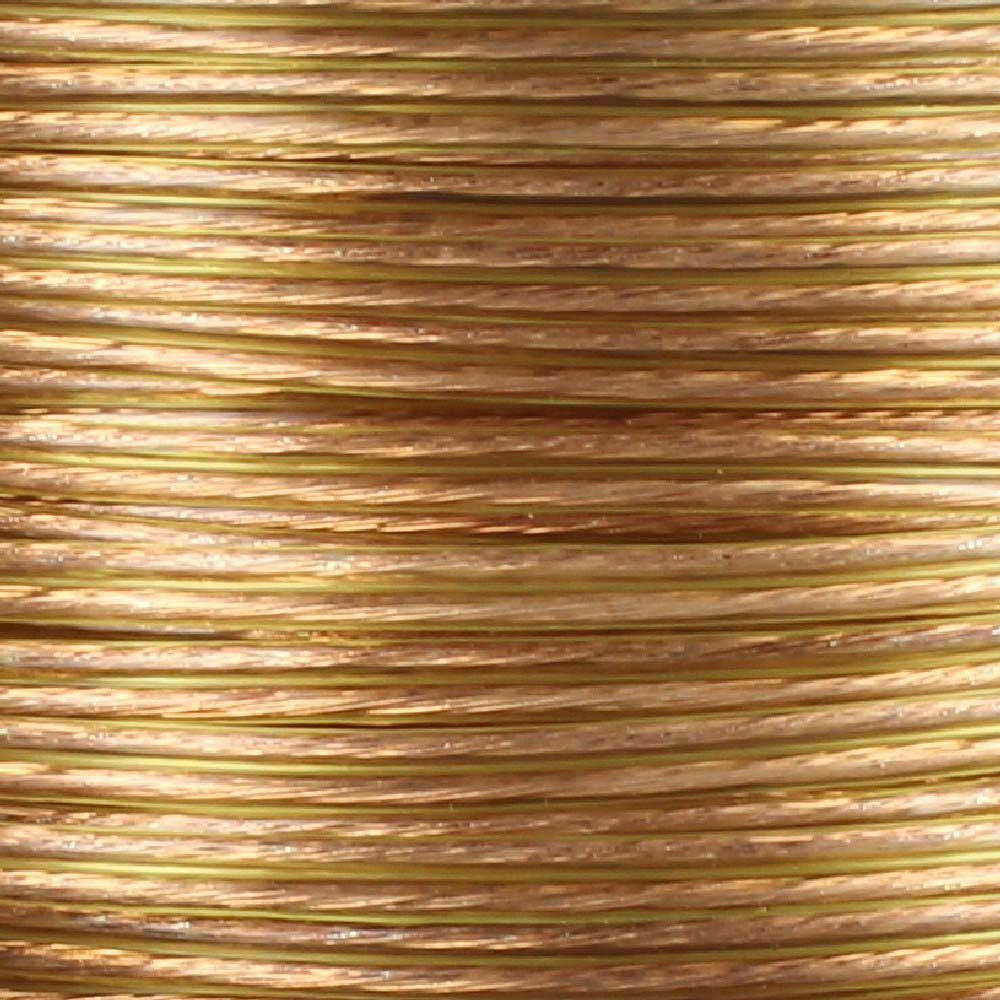 Can you tell me the dimensions of the 20/2 PLT I-64 Gold Wire and what its maximum amp rating?