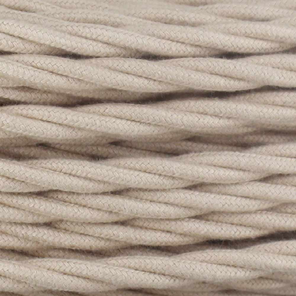 18/3 Twisted Beige Cotton Covered Wire Questions & Answers