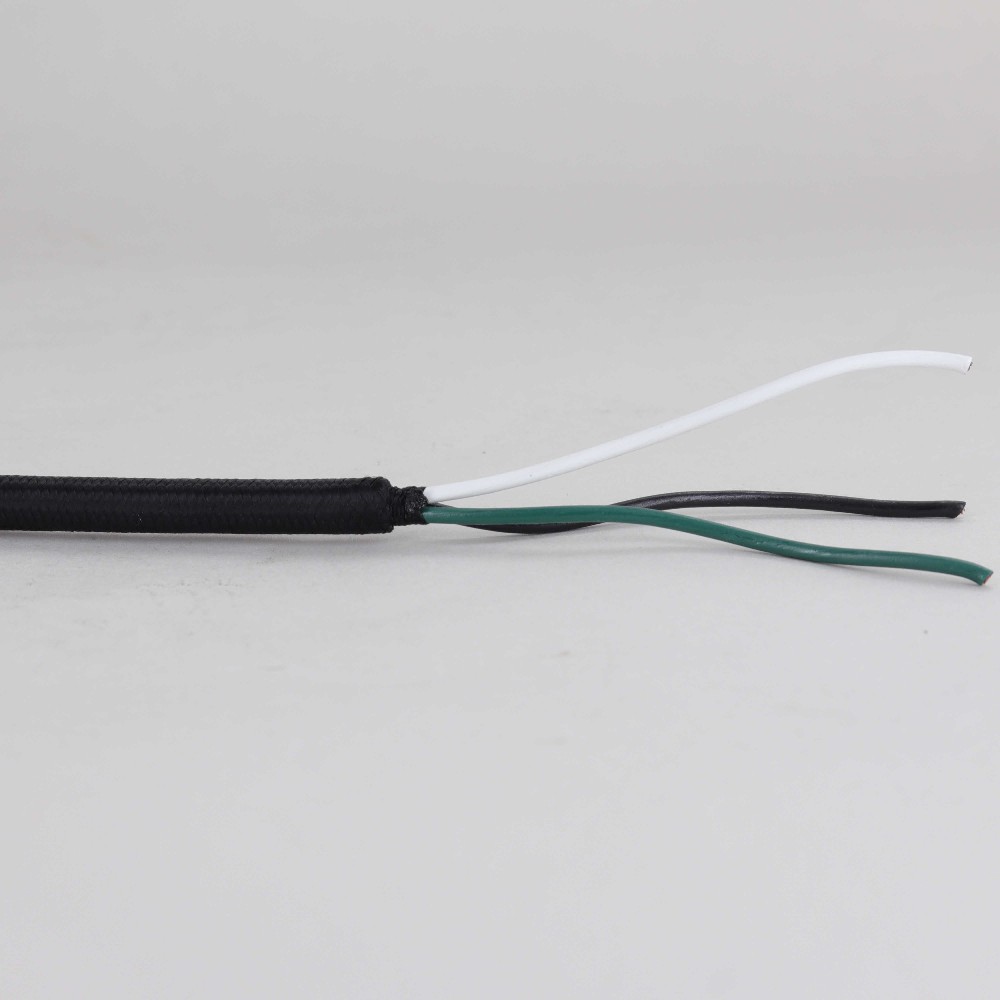 10ft Long - 18/3 SVT-B Black Cloth Covered Pre-Processed Wire Harness Questions & Answers