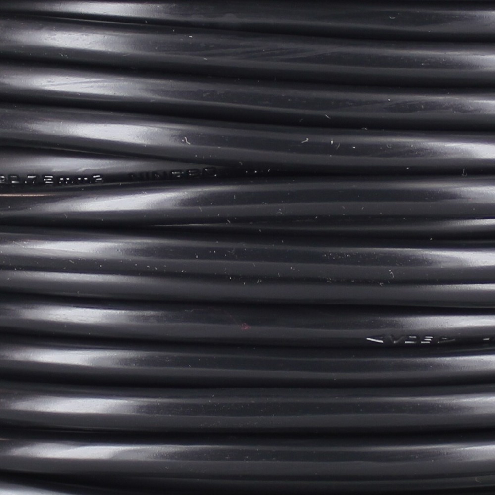 Black Round 3 X 0.75mm HO5VV-F Harmonized PVC Jacketed Light Duty Flexible Cord Questions & Answers