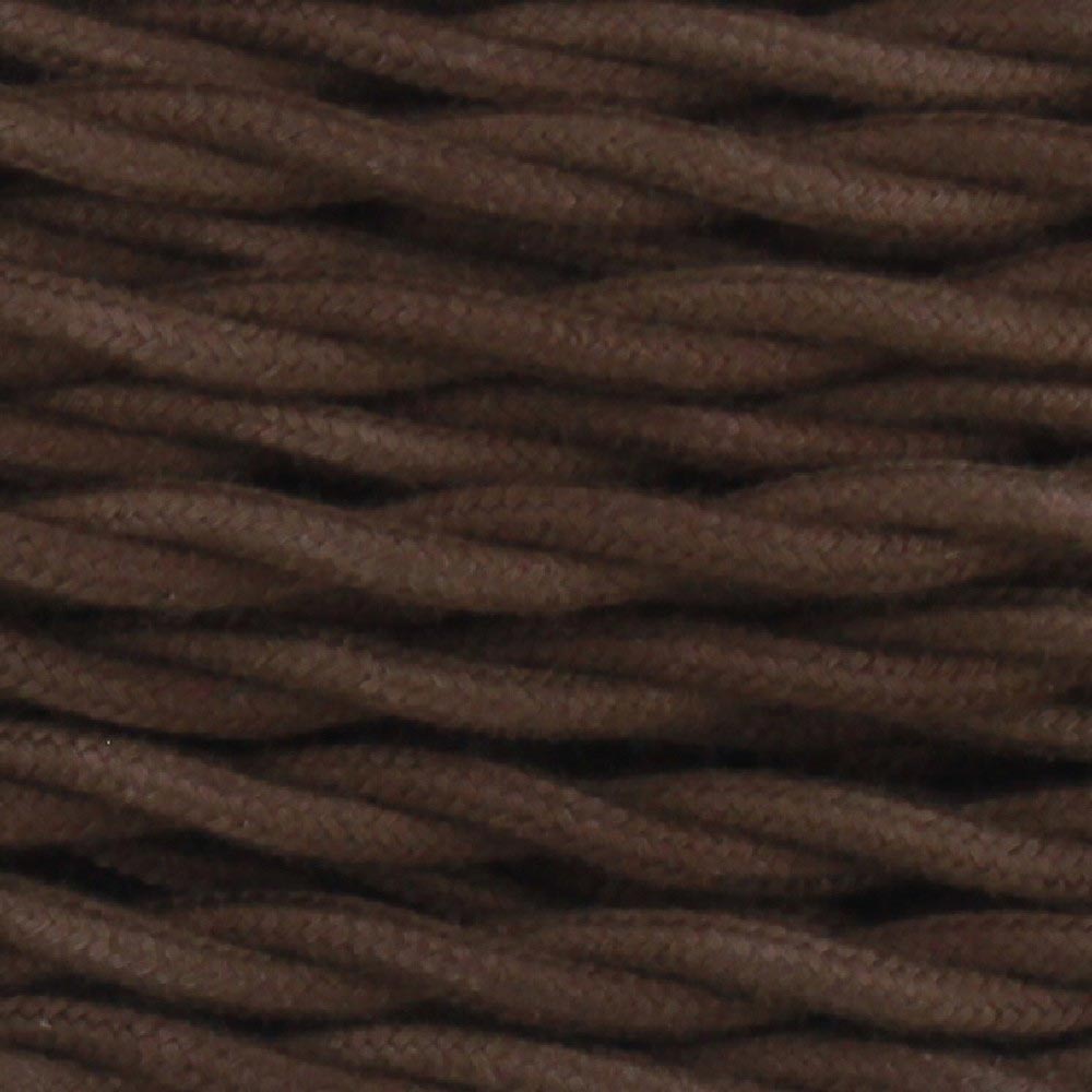 18/2 Twisted Brown Cotton Cloth Covered Wire Questions & Answers