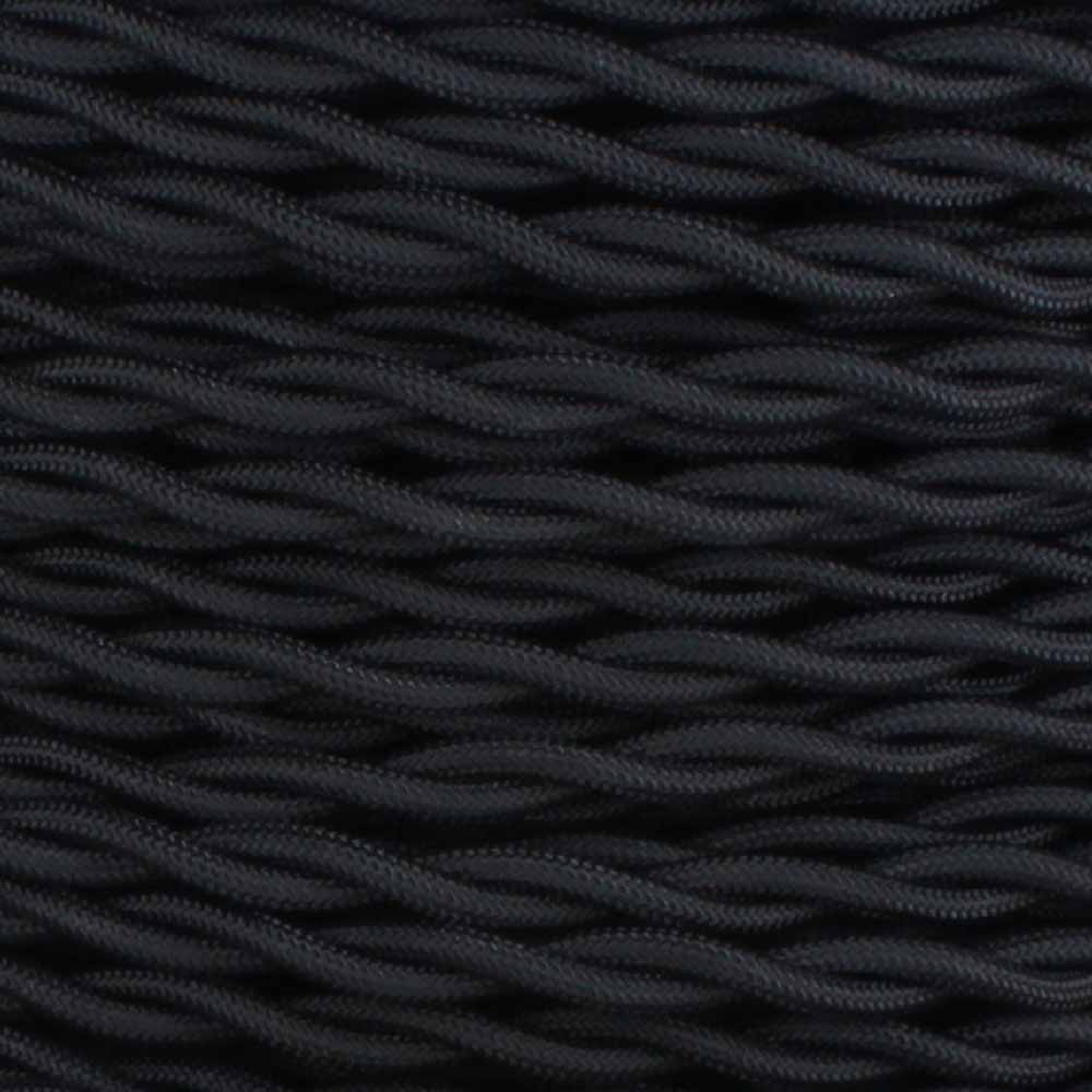 18/2 AWG - Black Twisted Fabric Cloth Covered Lamp Wire Questions & Answers