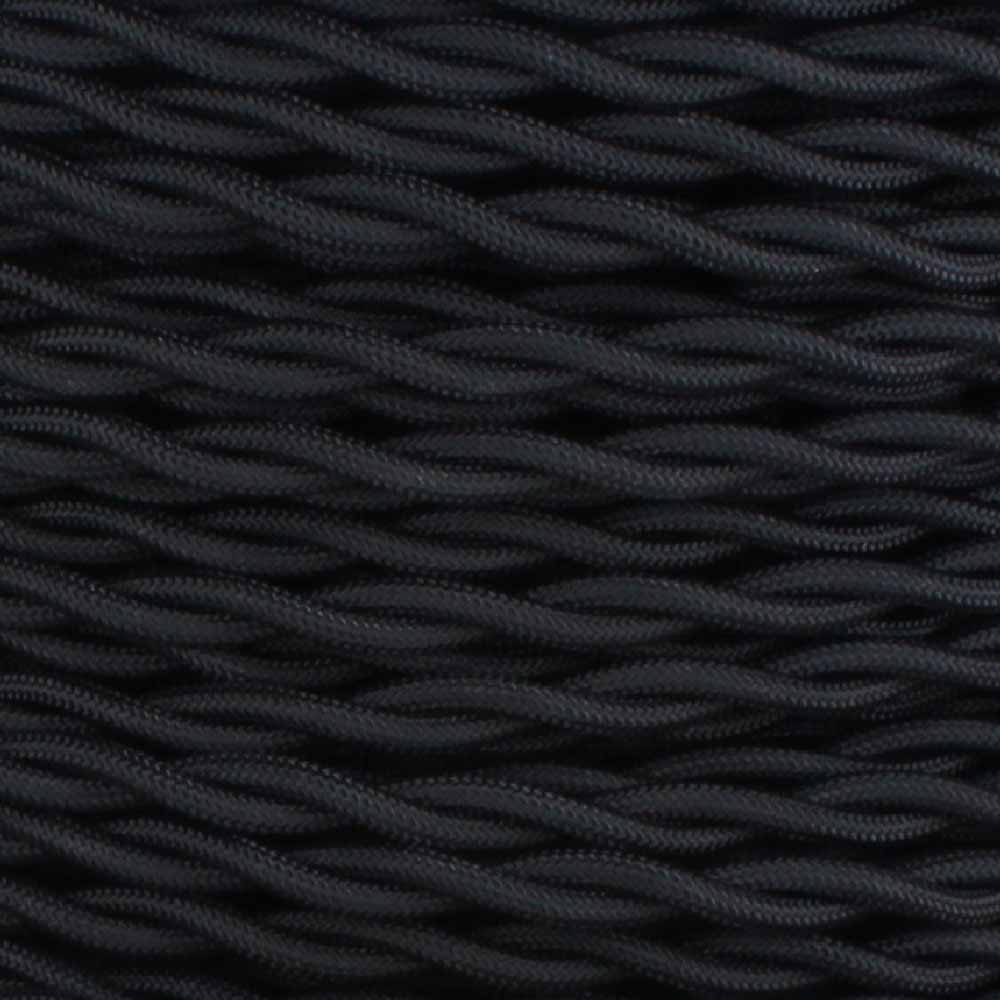18/2 AWG - SPT-2 Black Twisted Fabric Cloth Covered Lamp Wire Questions & Answers