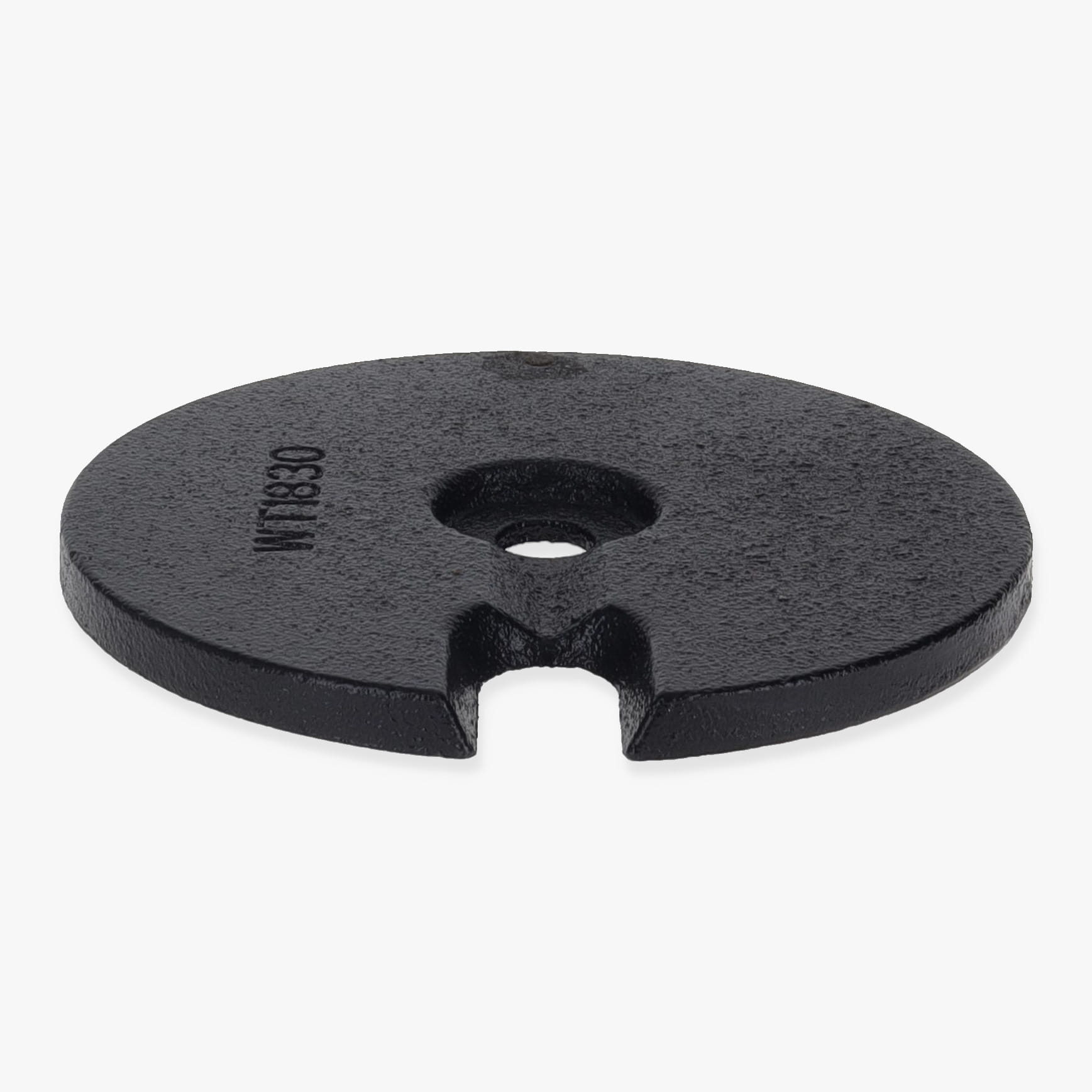 6in. Cast Iron Weight with 9/16in. Slip Through Center Hole Questions & Answers