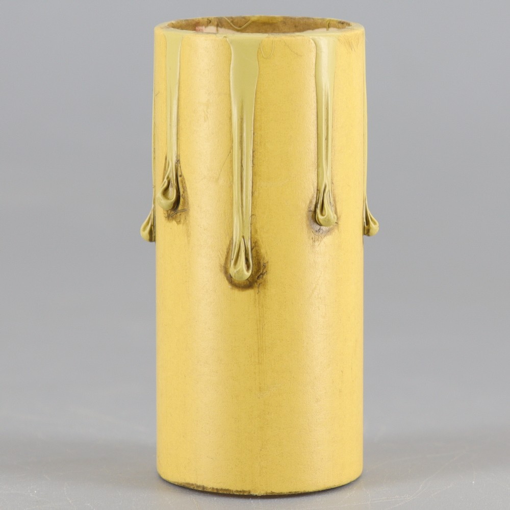 Import - 2in. Long Paper/Fiber E-12 Candelabra Base Candle Socket Cover - Antique Drip. Questions & Answers