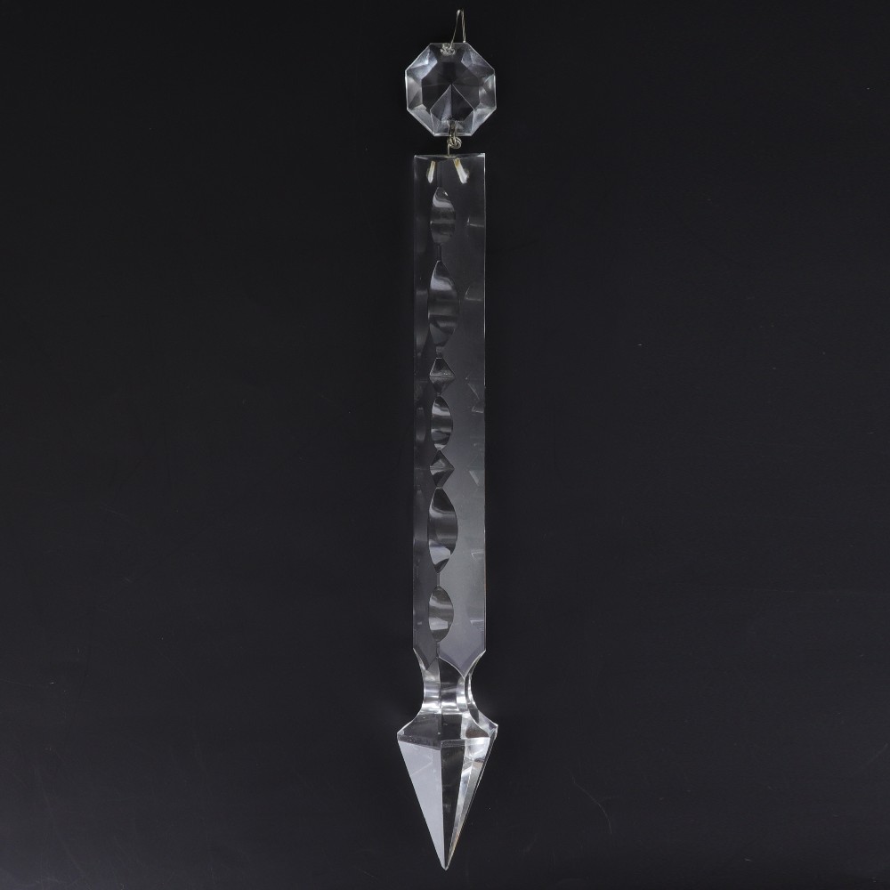 200MM (8in.) Crystal Cut Spear with Jewel and Brass Clip Questions & Answers