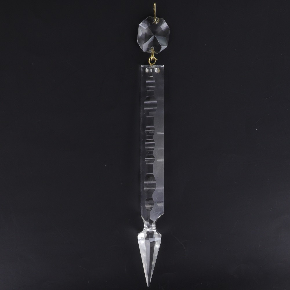 175mm (6-7/8in.) Crystal Cut Spear with Jewel and Brass Clip Questions & Answers