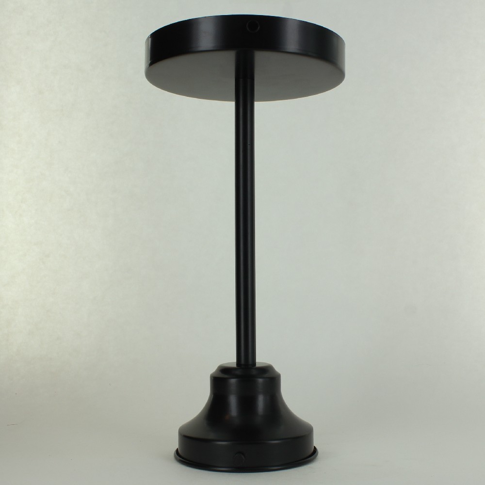 3-1/4in Fitter Pipe Pendant Fixture with 6in. Stem - Black Powdercoat Finish Questions & Answers