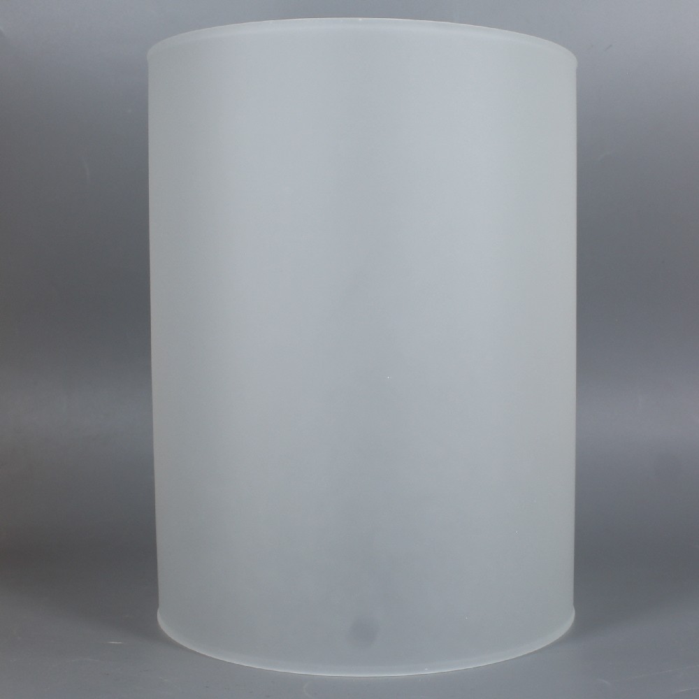 3in Diameter X 10in Height Acid Etched Frosted Glass Cylinder Questions & Answers