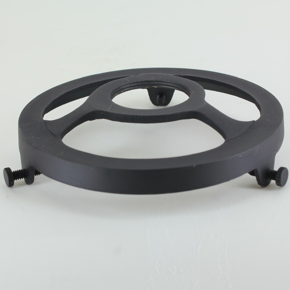 4in. Fitter Cast Brass Uno Threaded Shade Holder - Black Powdercoat Finish Questions & Answers