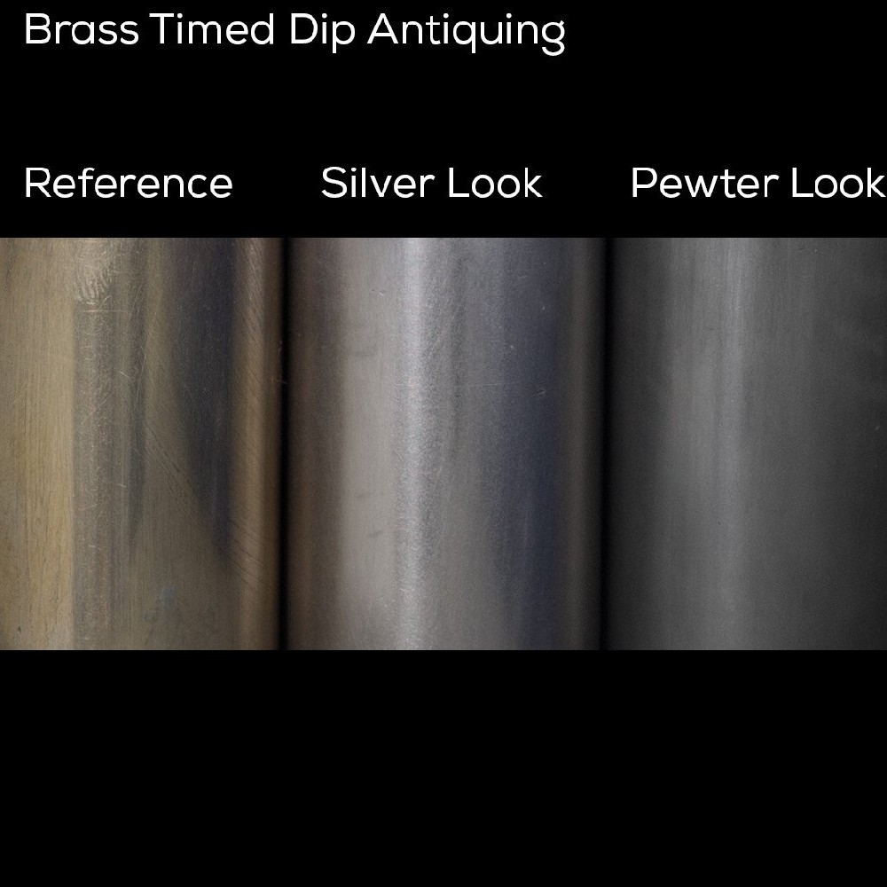 Silver Look/Pewter Look Brass Patina Questions & Answers